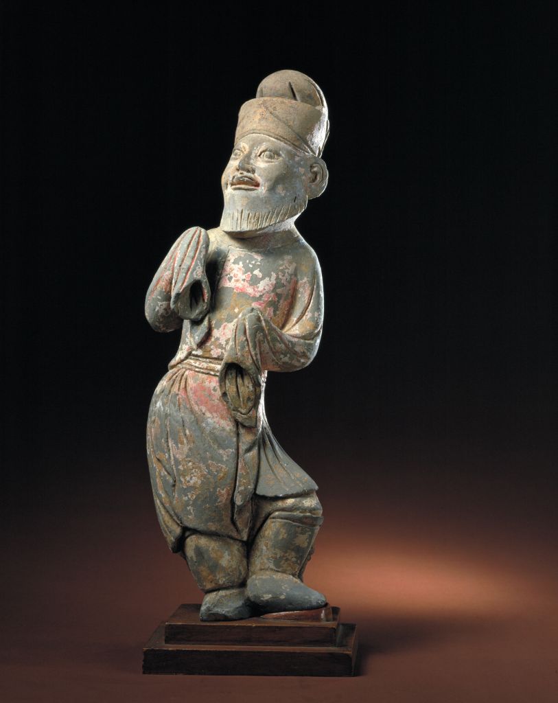 图片[1]-Pottery painted male actor figurines-China Archive